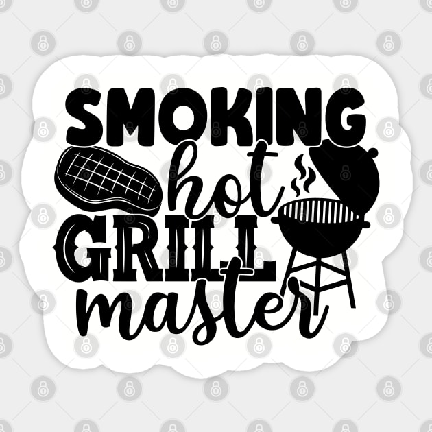 smoking hot grill master Sticker by busines_night